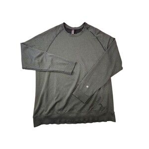 WN Men's XXL Lululemon Engineered Warmth Long-Sleeve Crew Sweatshirt in Green